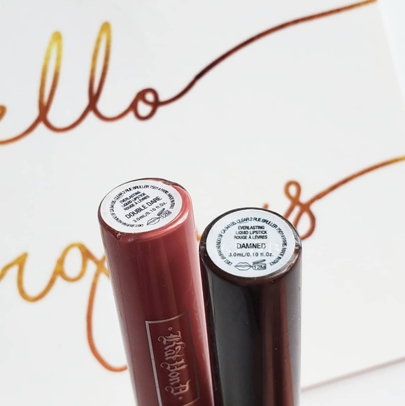 💄 2 Kat Von D Beauty Everlasting Liquid Lipsticks - Picture 4 of 6